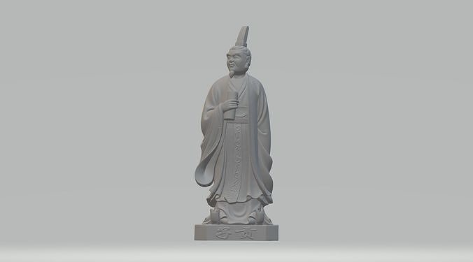 Chinese Celebrity 3D Model 3D print model