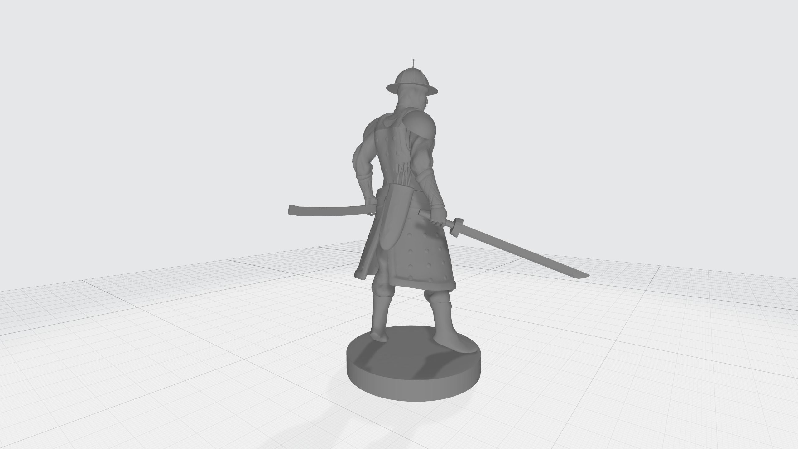 Chinese Soldier 3D Model 3D print model_1