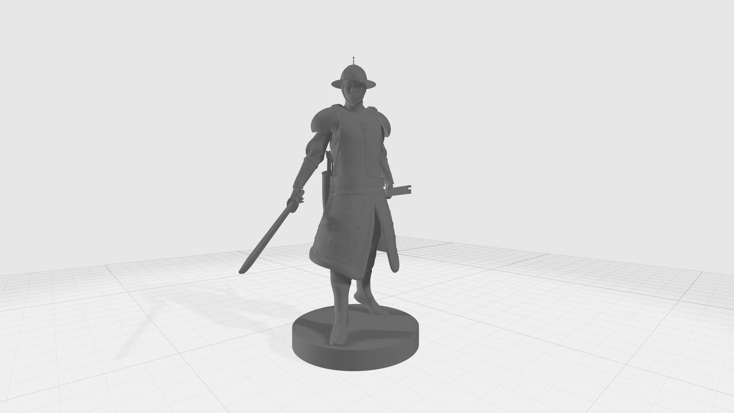Chinese Soldier 3D Model 3D print model_0