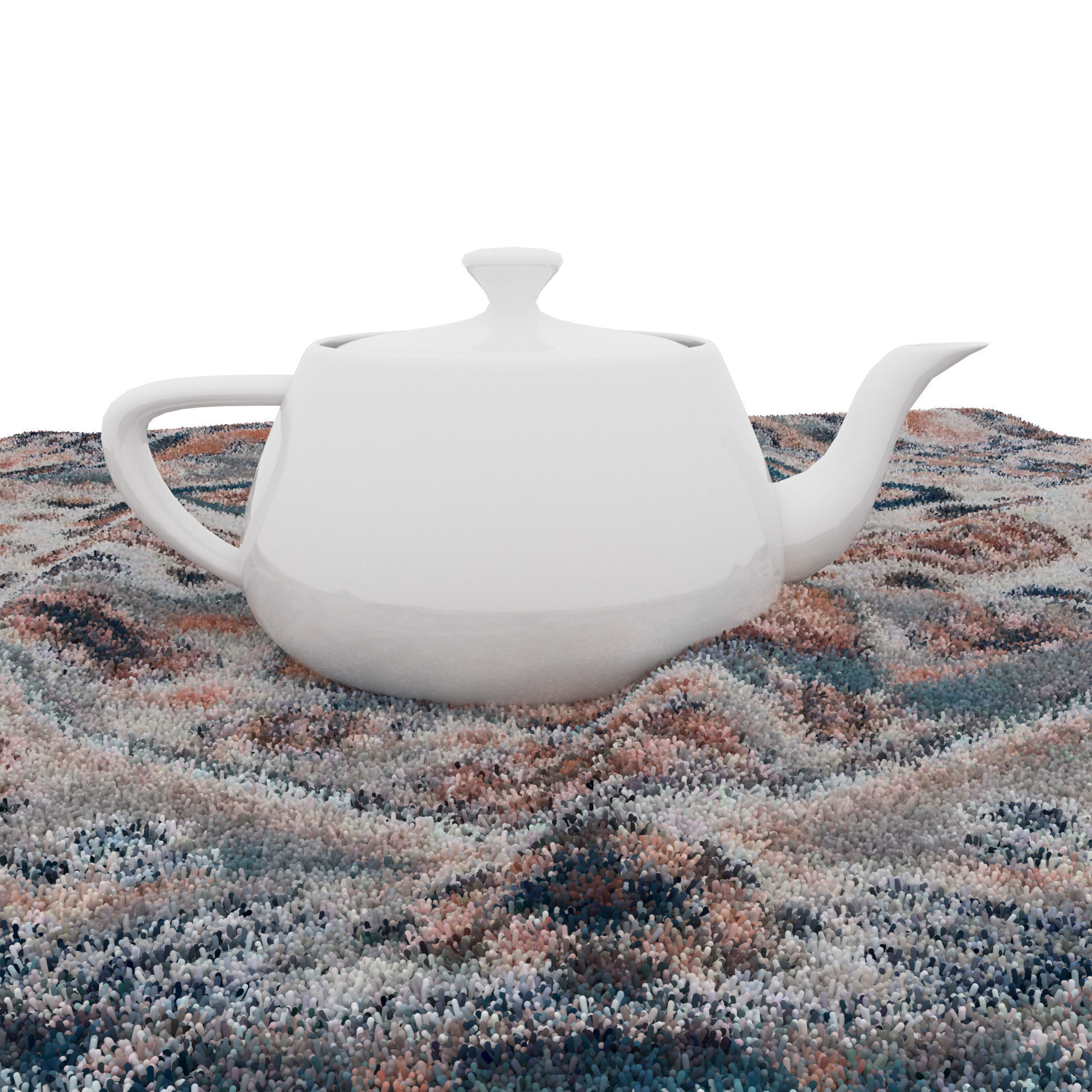 Rugs No 714 Low-poly 3D model_8