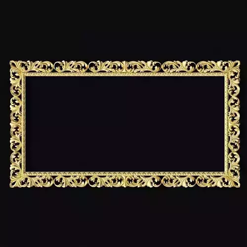 mirror gold ornate frame