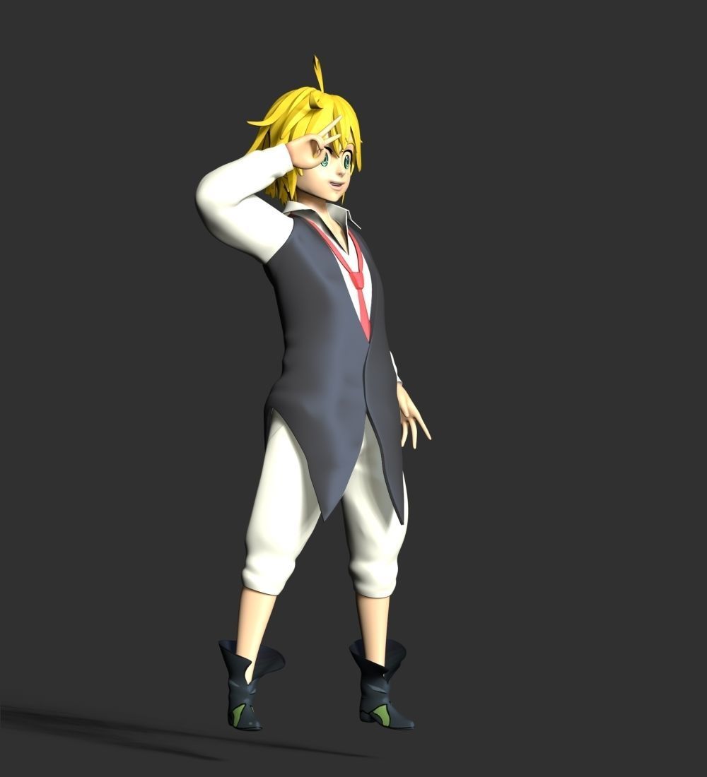 Meliodas - The Seven Deadly Sins 3D print model_11