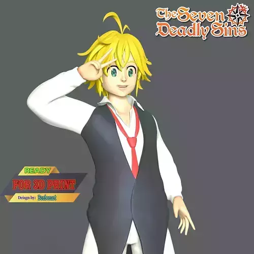 Meliodas - The Seven Deadly Sins 3D print model