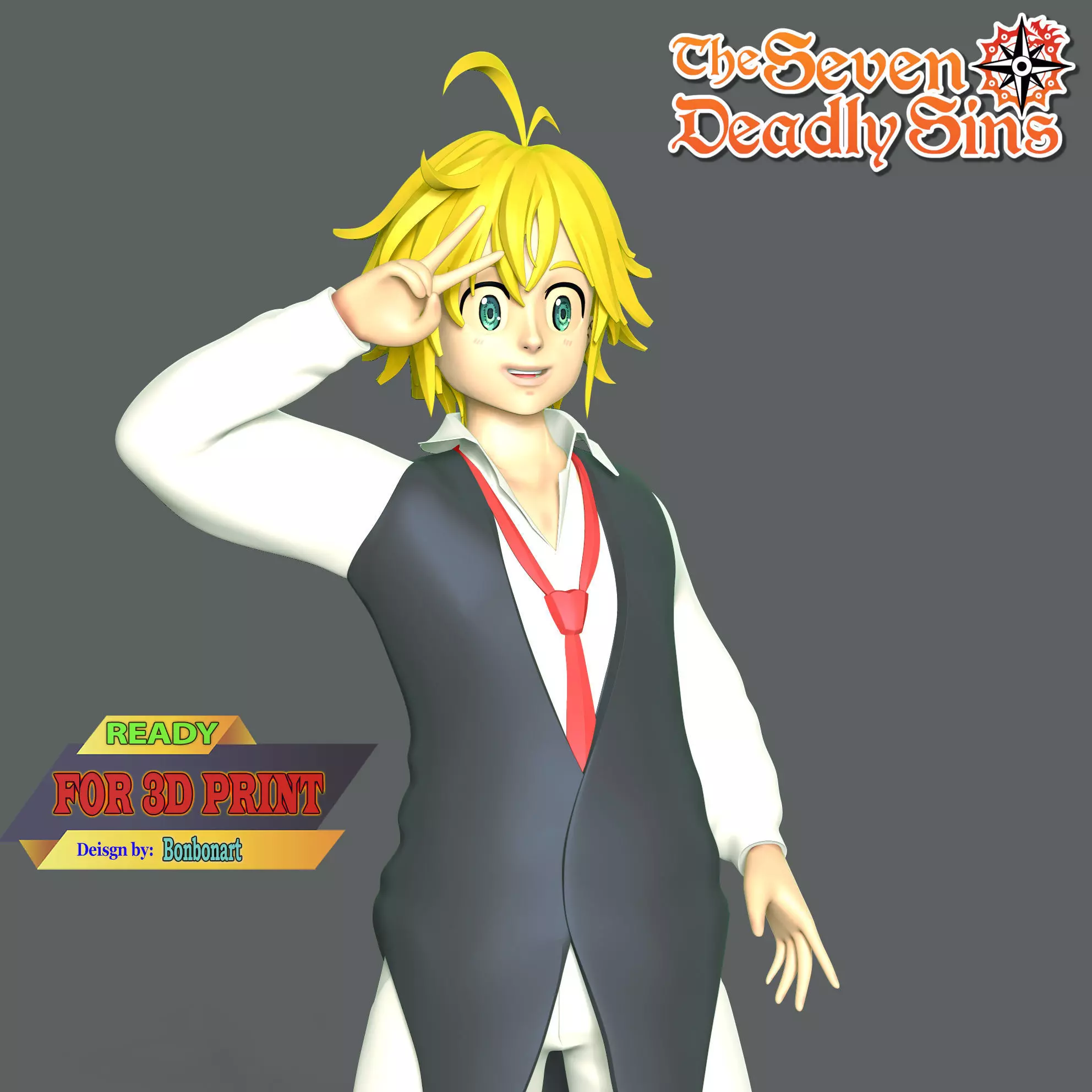 Meliodas - The Seven Deadly Sins 3D print model_0