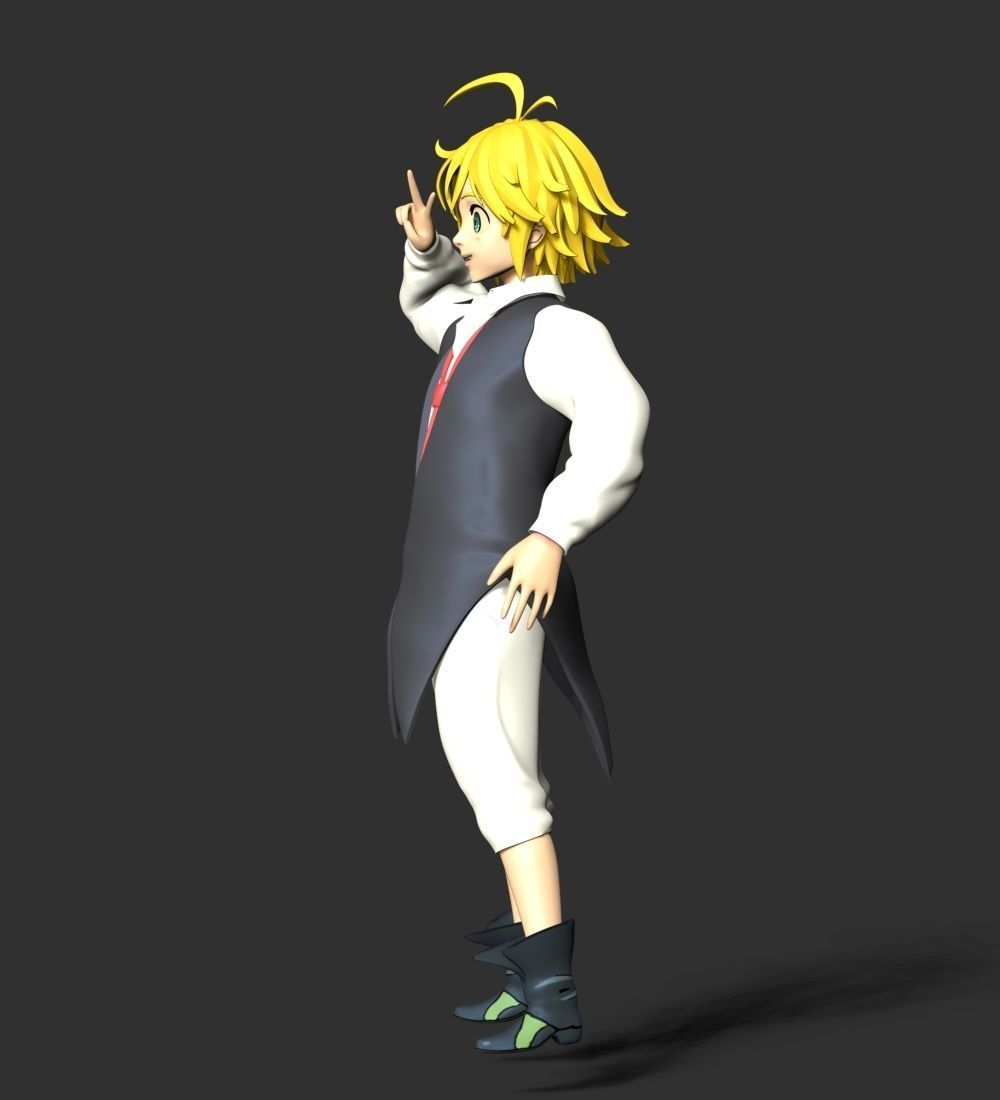 Meliodas - The Seven Deadly Sins 3D print model_8