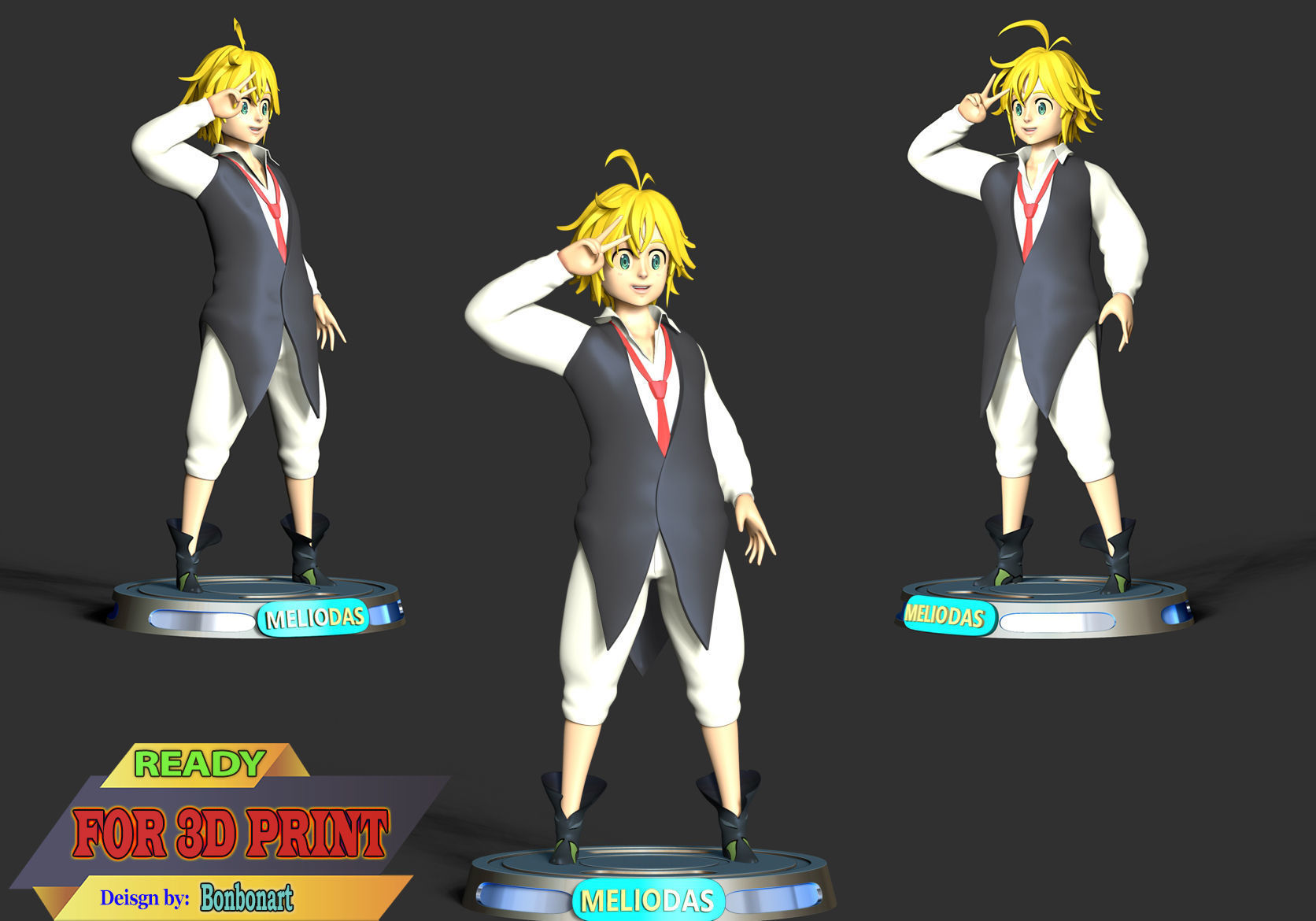 Meliodas - The Seven Deadly Sins 3D print model_4