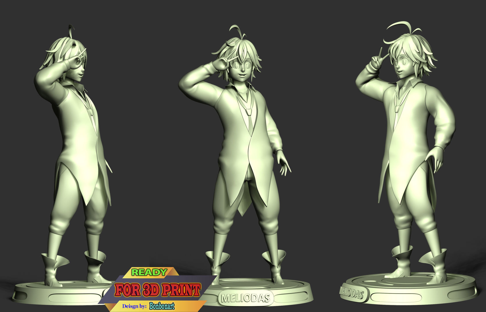 Meliodas - The Seven Deadly Sins 3D print model_5