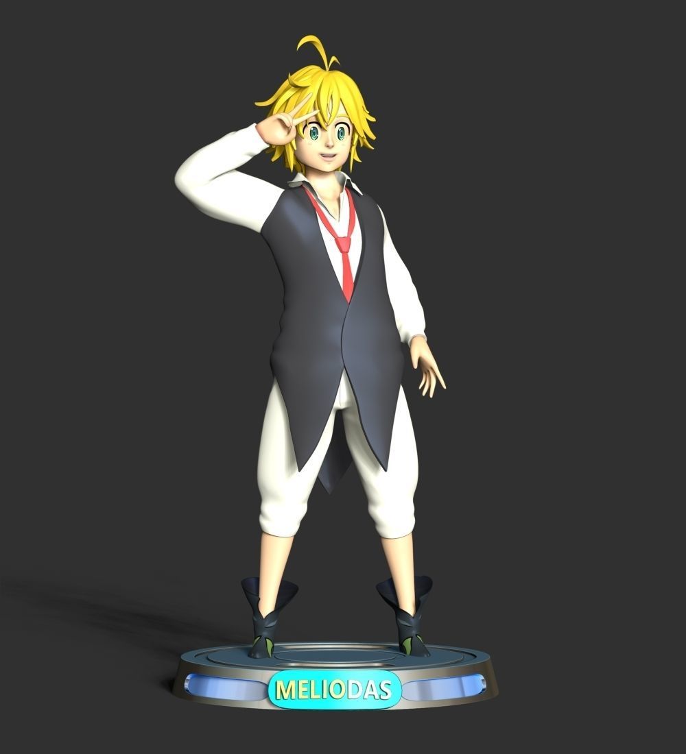 Meliodas - The Seven Deadly Sins 3D print model_6