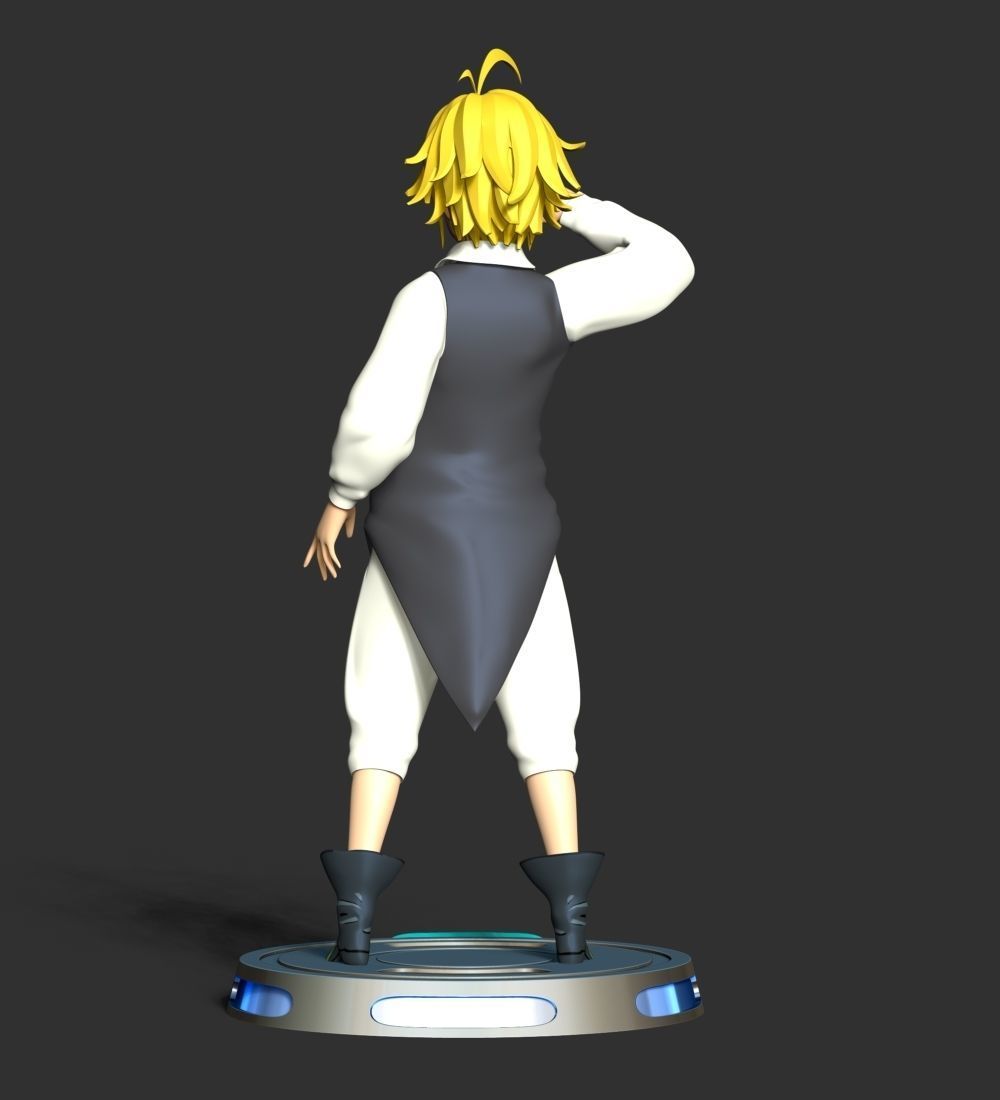 Meliodas - The Seven Deadly Sins 3D print model_9