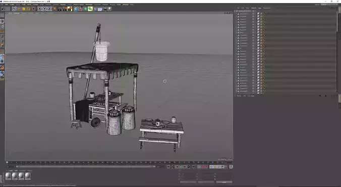 Chinese Store 3D Model