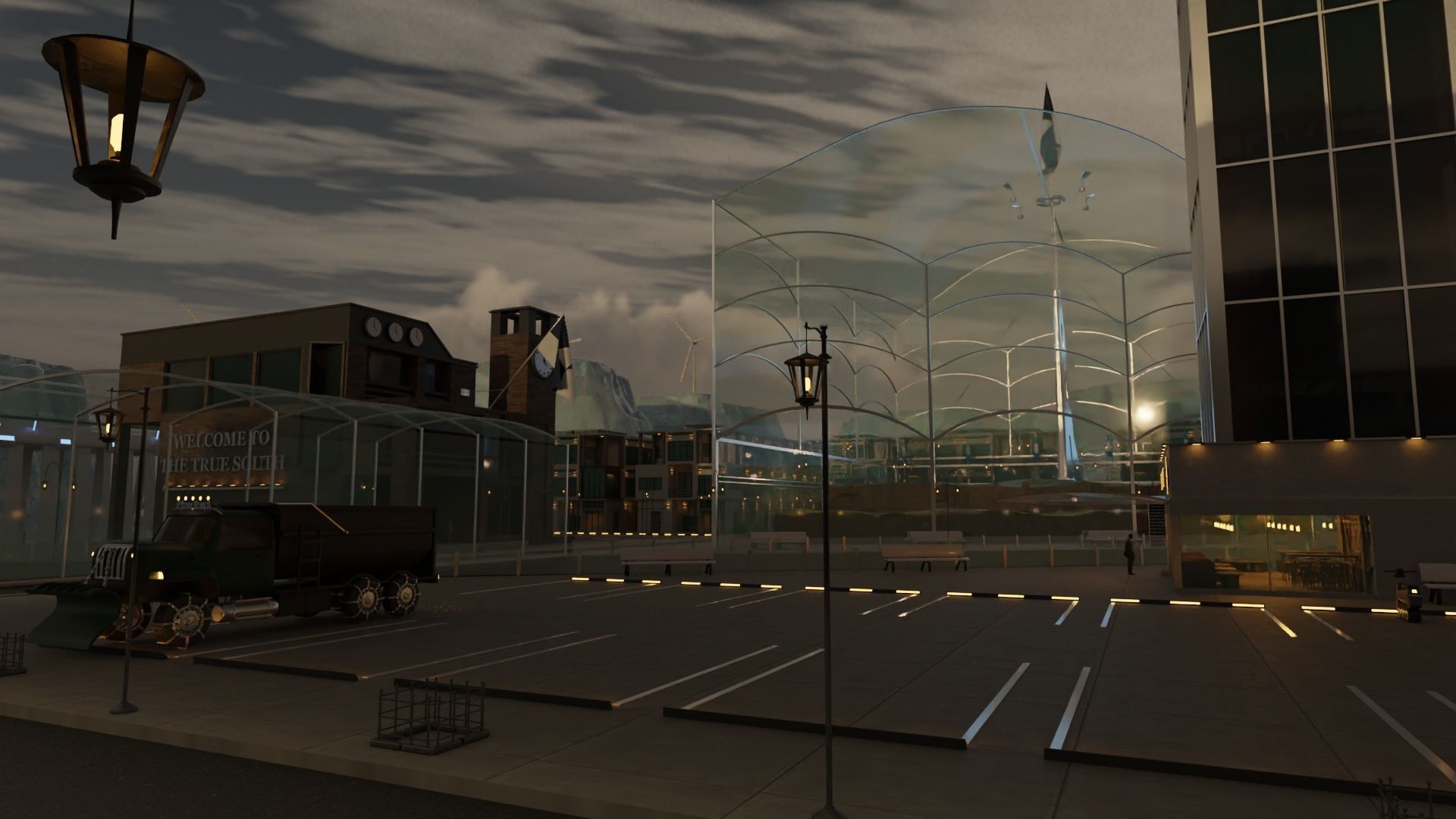 Antarctic City 3D model_14