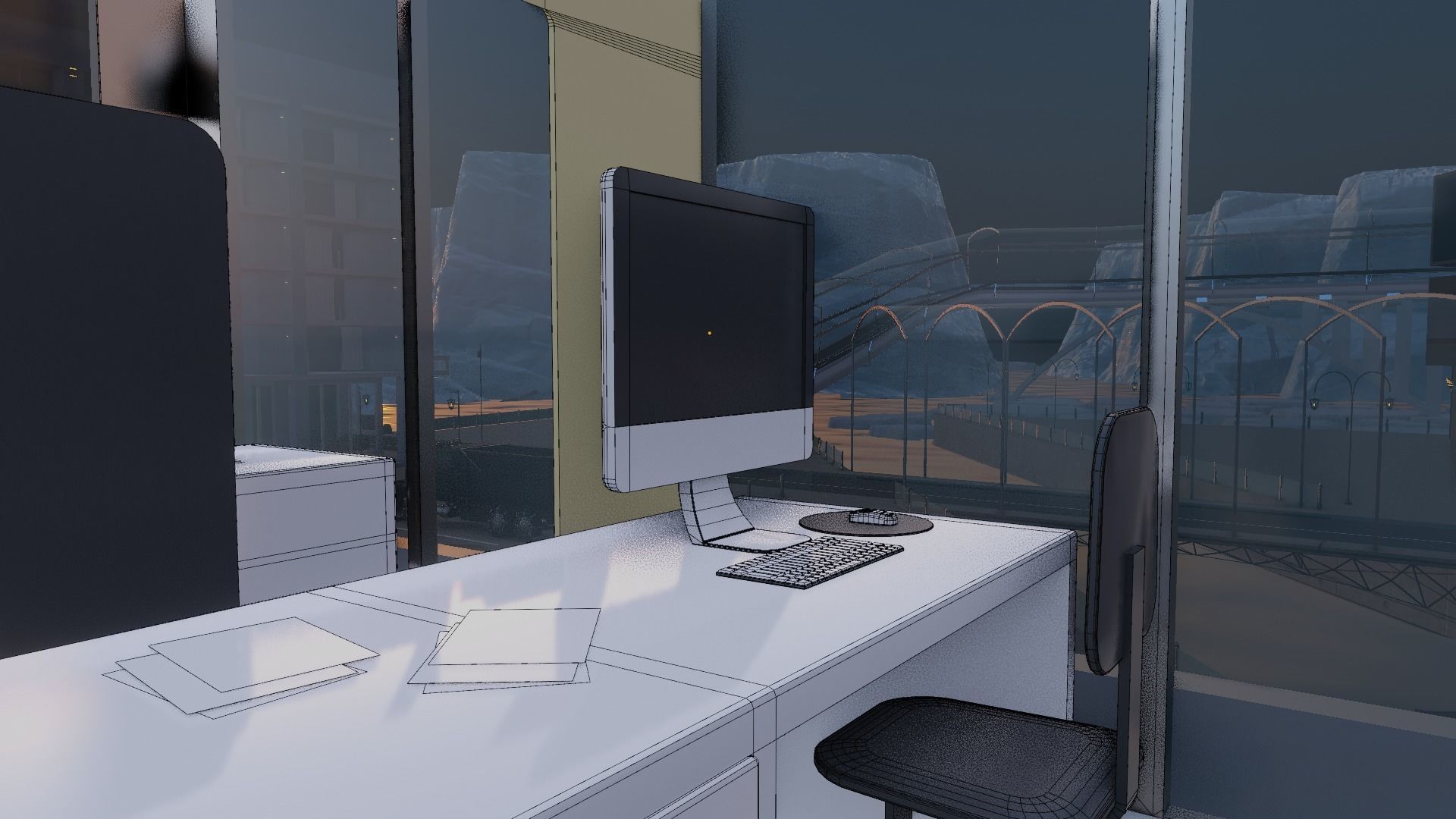 Antarctic City 3D model_31