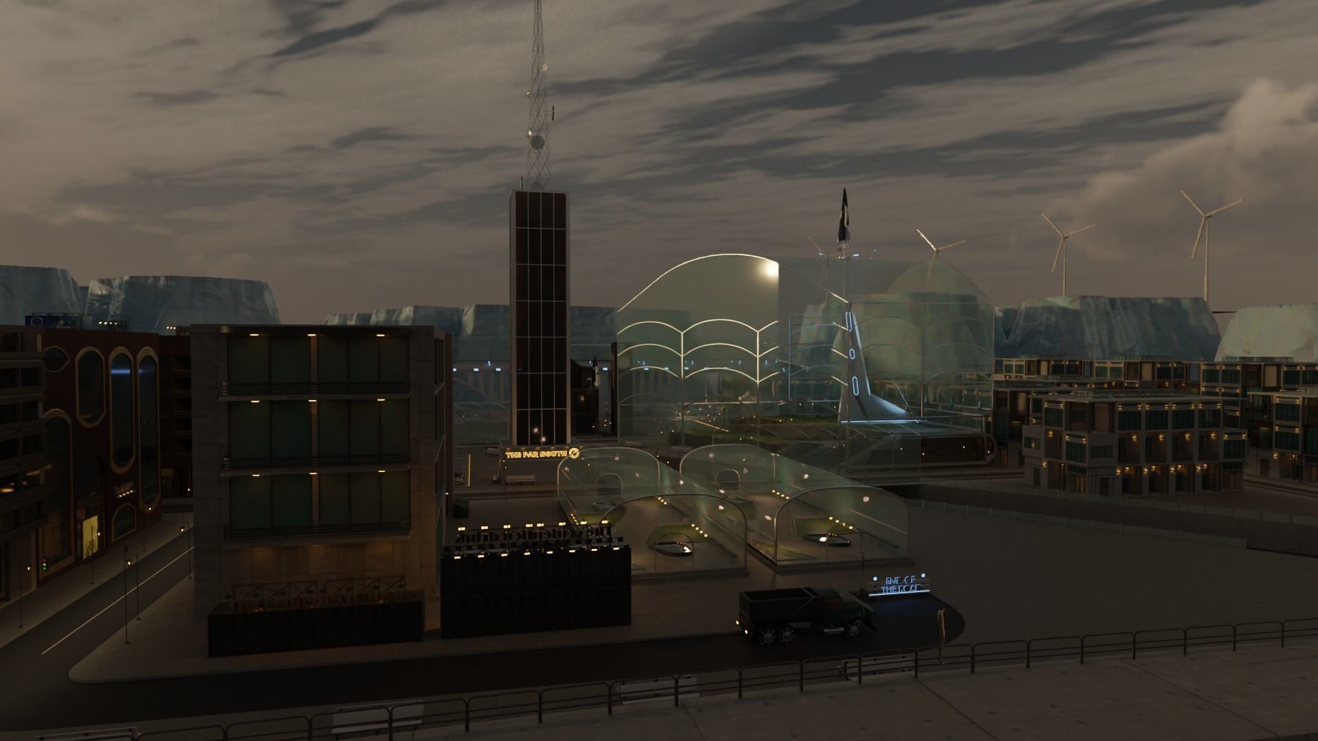 Antarctic City 3D model_21