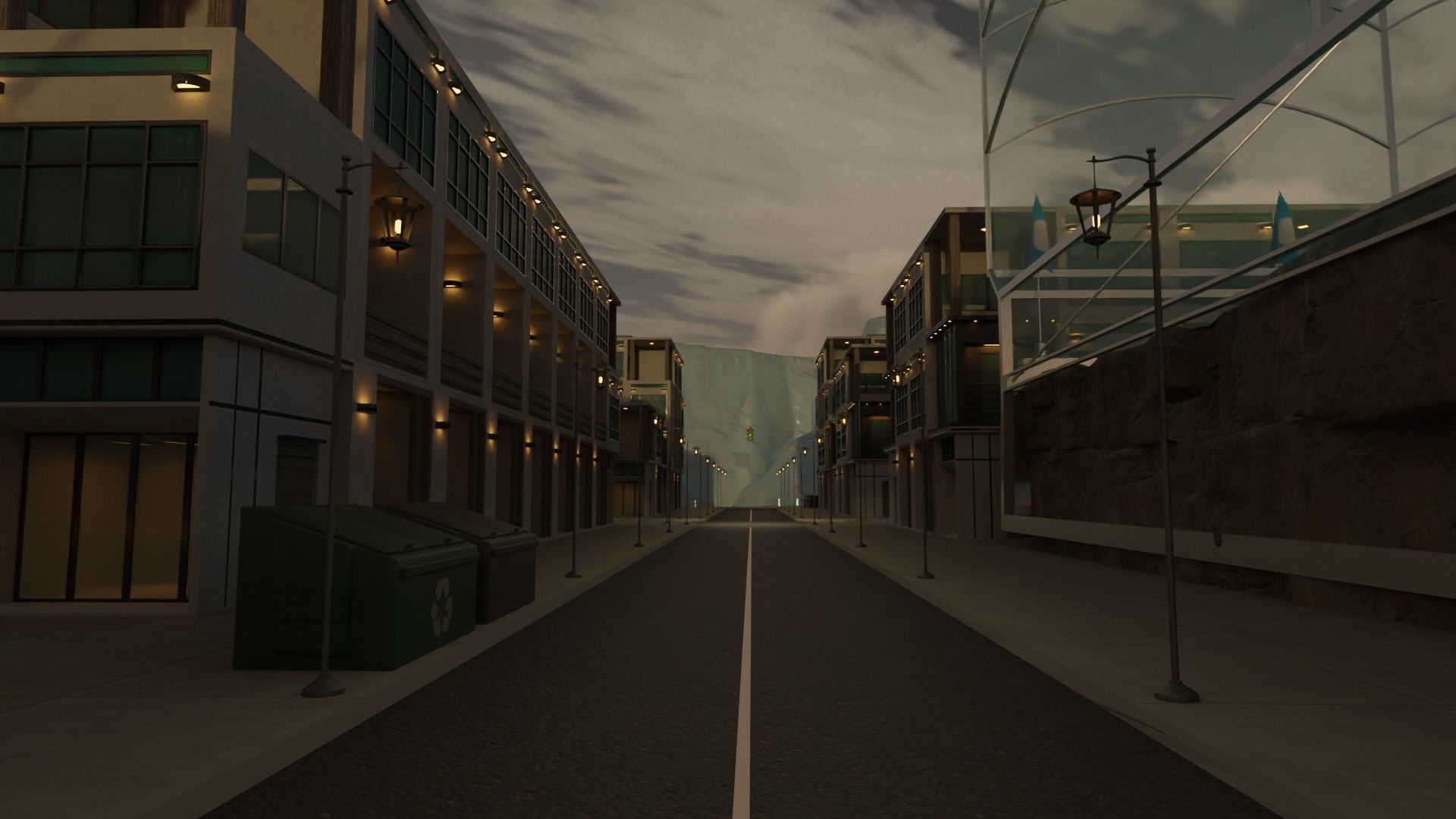 Antarctic City 3D model_6