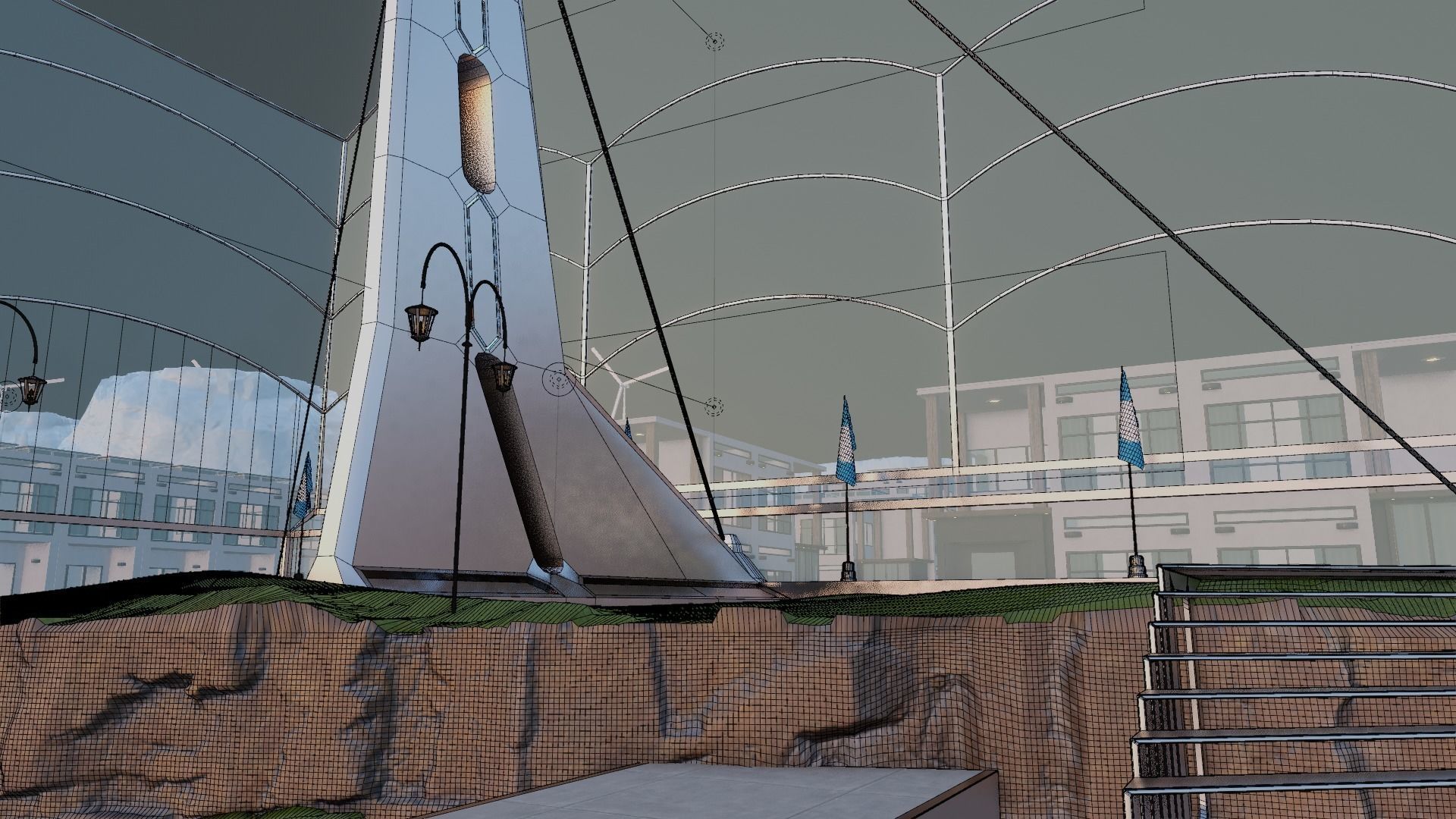 Antarctic City 3D model_36