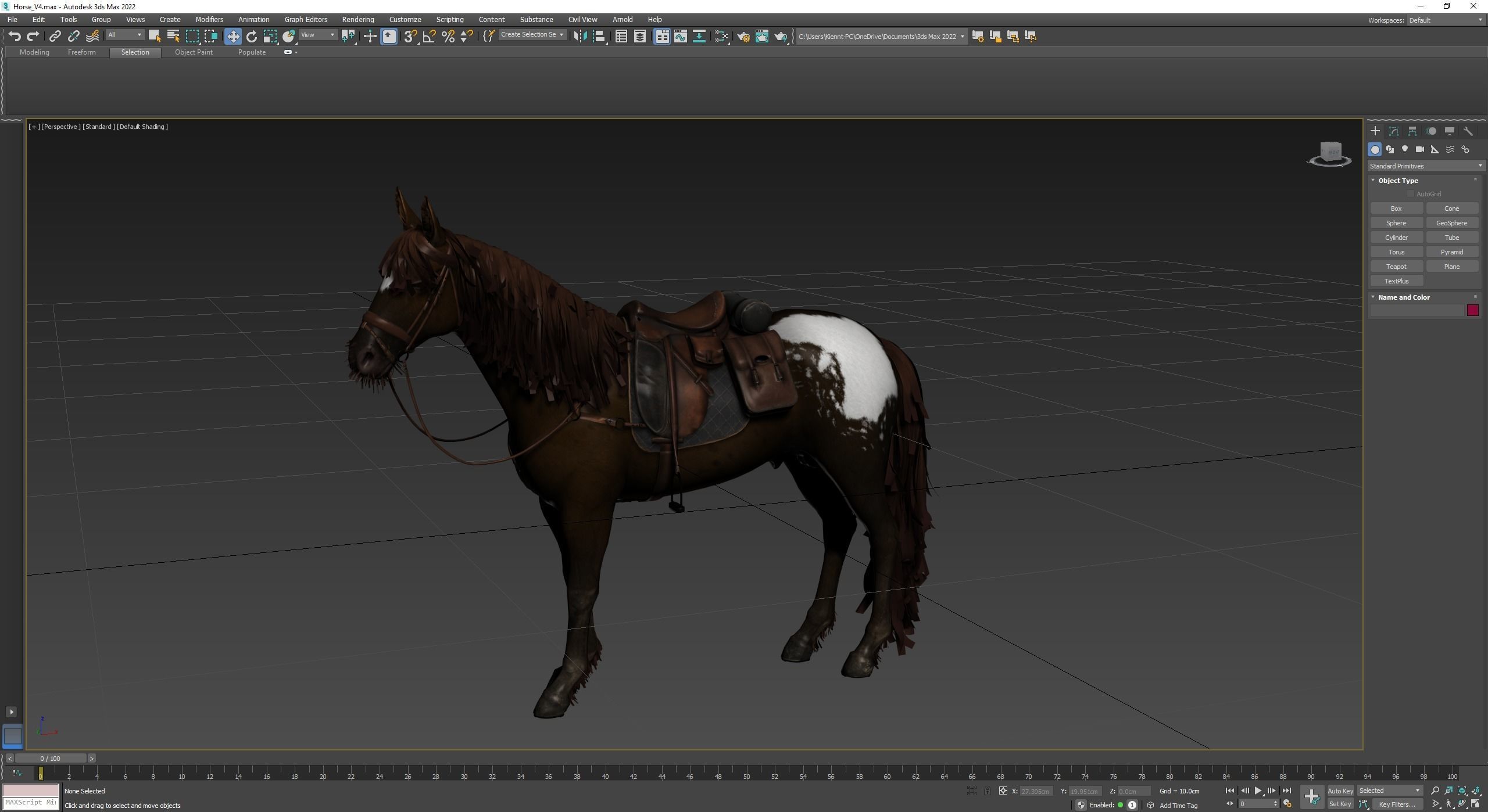 Chinese Horse 3D Model 3D model_2
