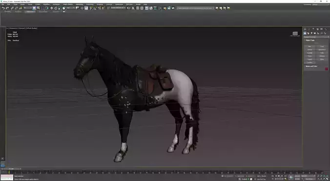 Chinese Horse 3D Model