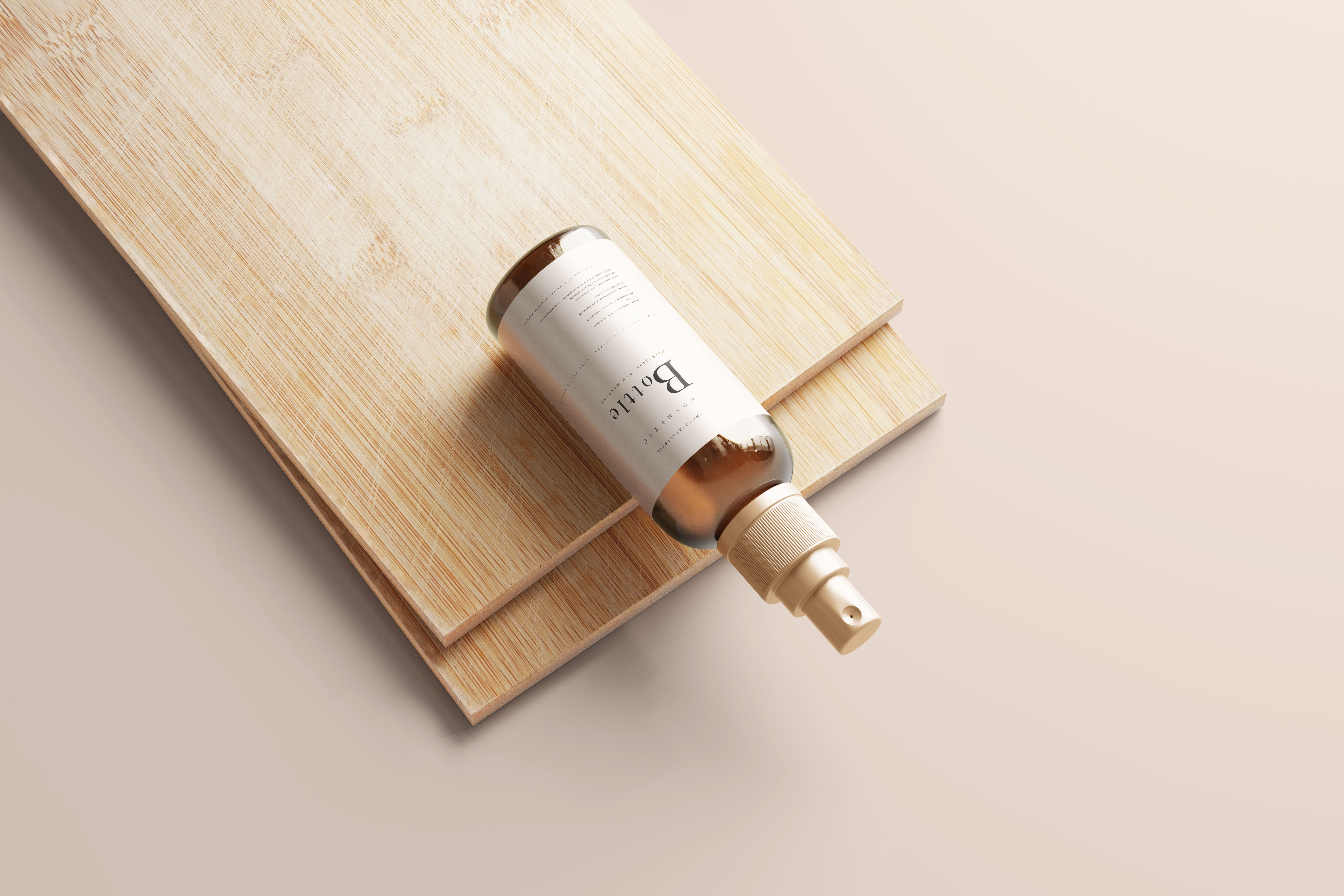 Spray Bottle Mockup Low-poly 3D model_6