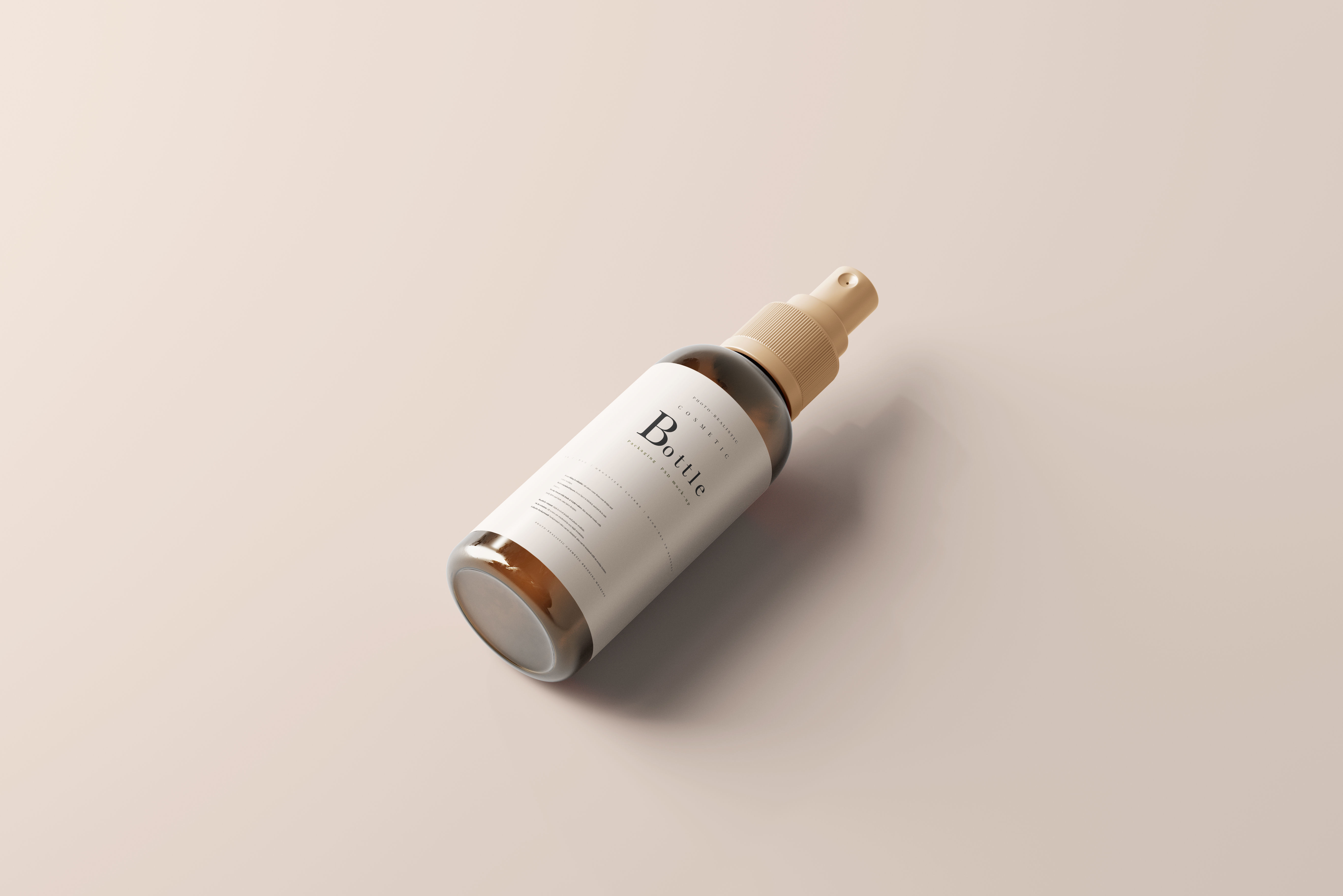 Spray Bottle Mockup Low-poly 3D model_5