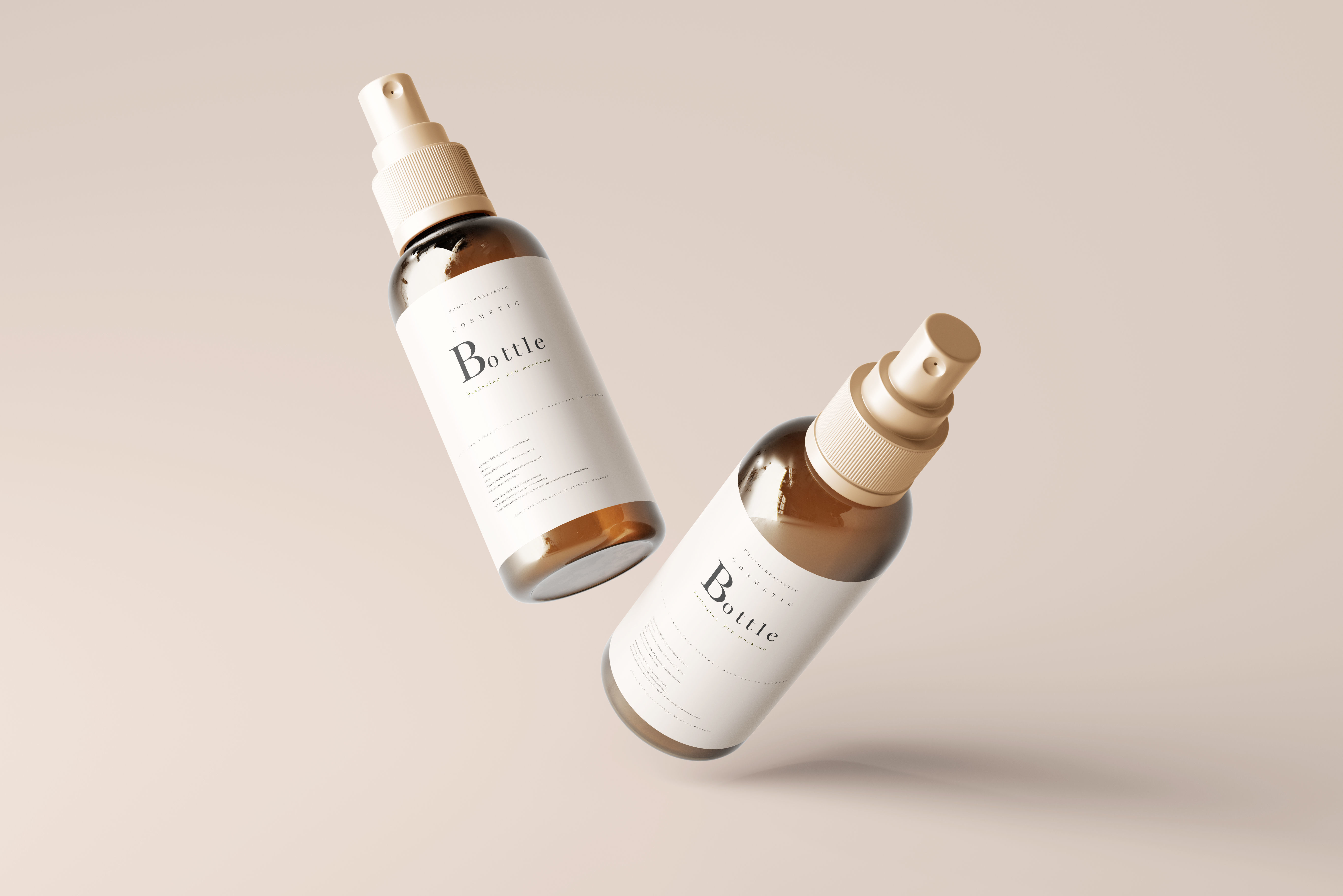 Spray Bottle Mockup Low-poly 3D model_2