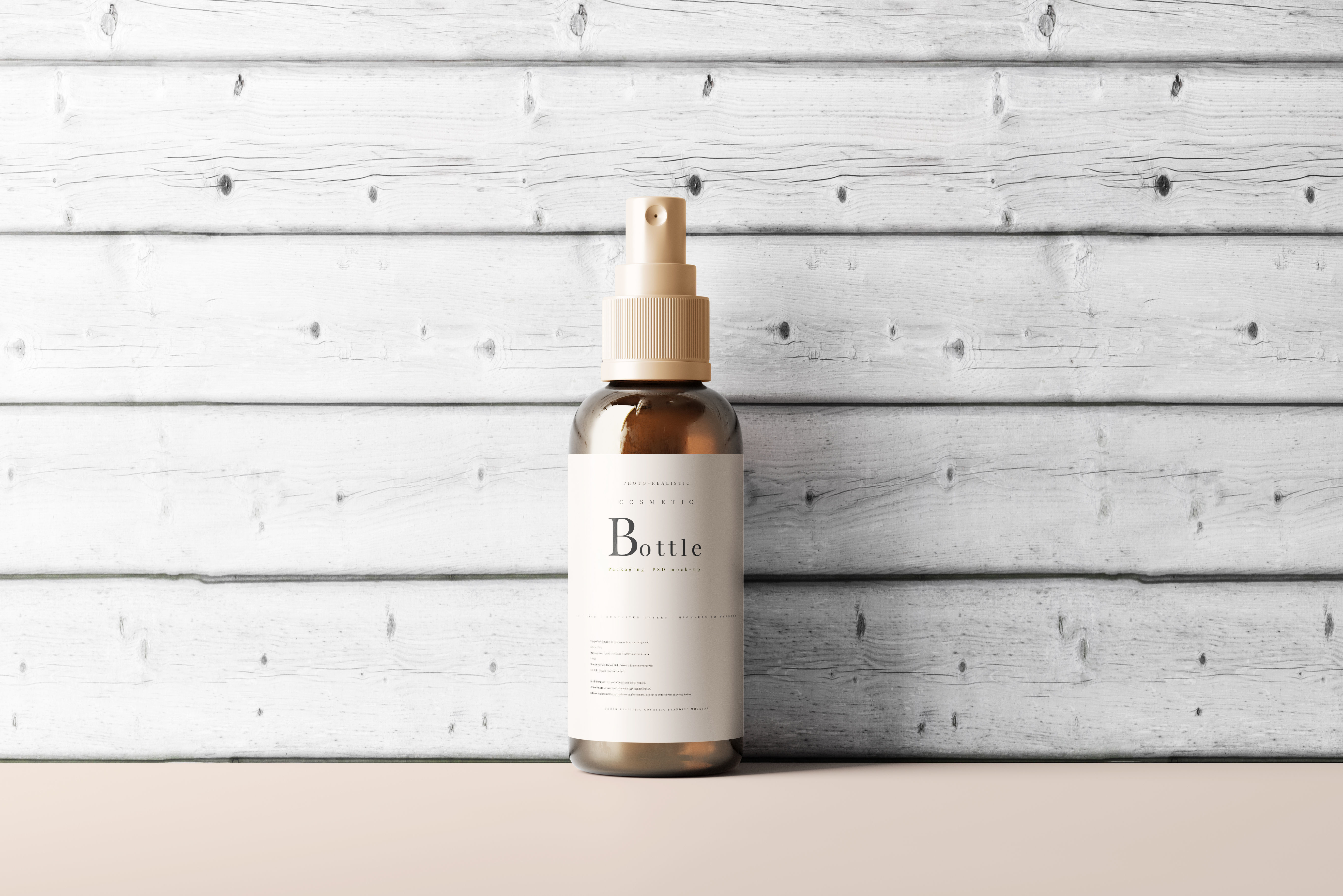 Spray Bottle Mockup Low-poly 3D model_4