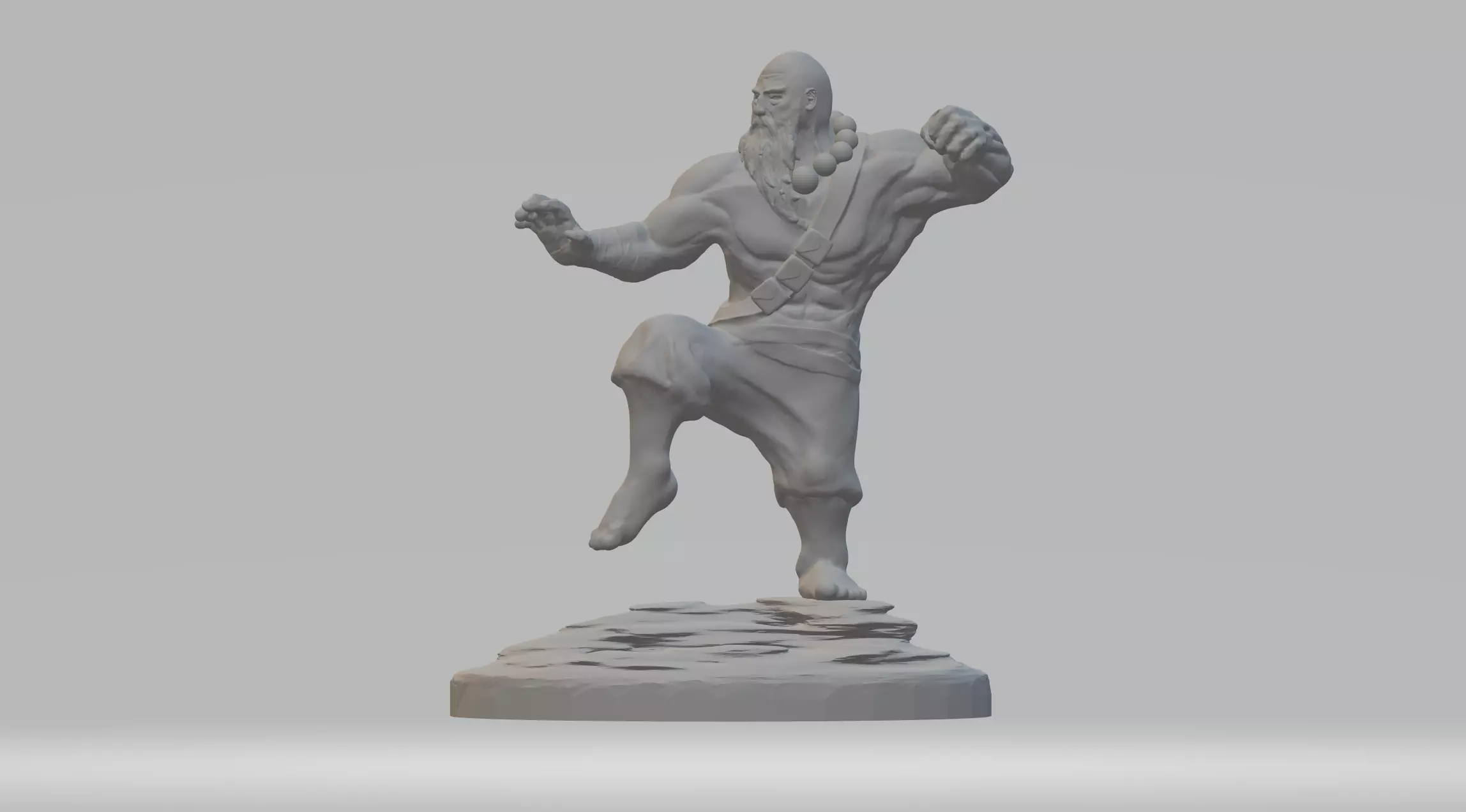 Shaolin Kung Fu 3D Model 3D print model