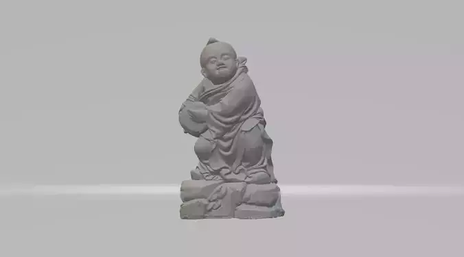 Chinese Child 3D Model