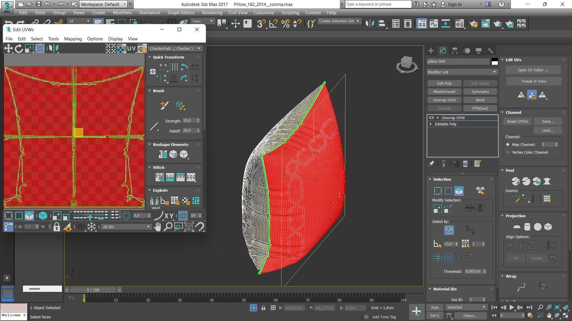 Decorative pillows Houzz set 182 3D model_12