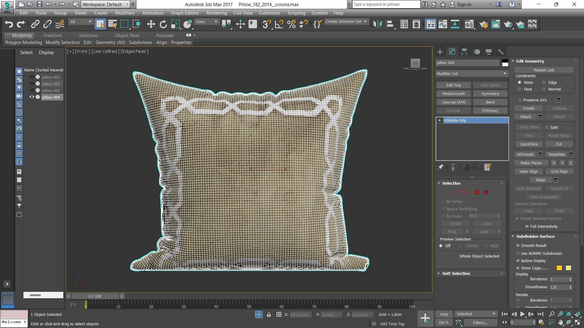 Decorative pillows Houzz set 182 3D model_11