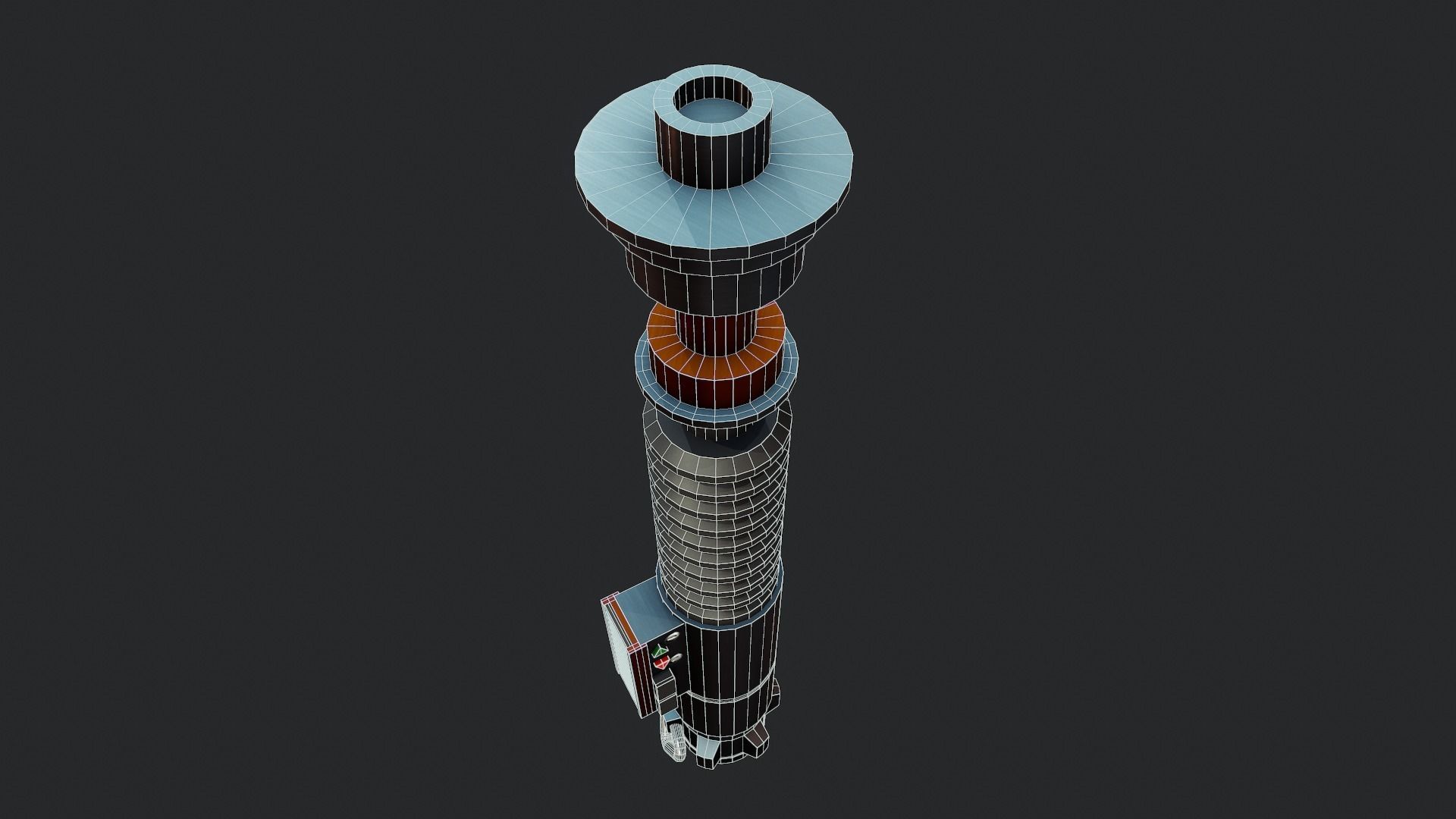 Lightsaber  - Tutorial Included Low-poly 3D model_9