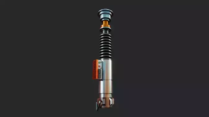 Lightsaber  - Tutorial Included Low-poly 3D model