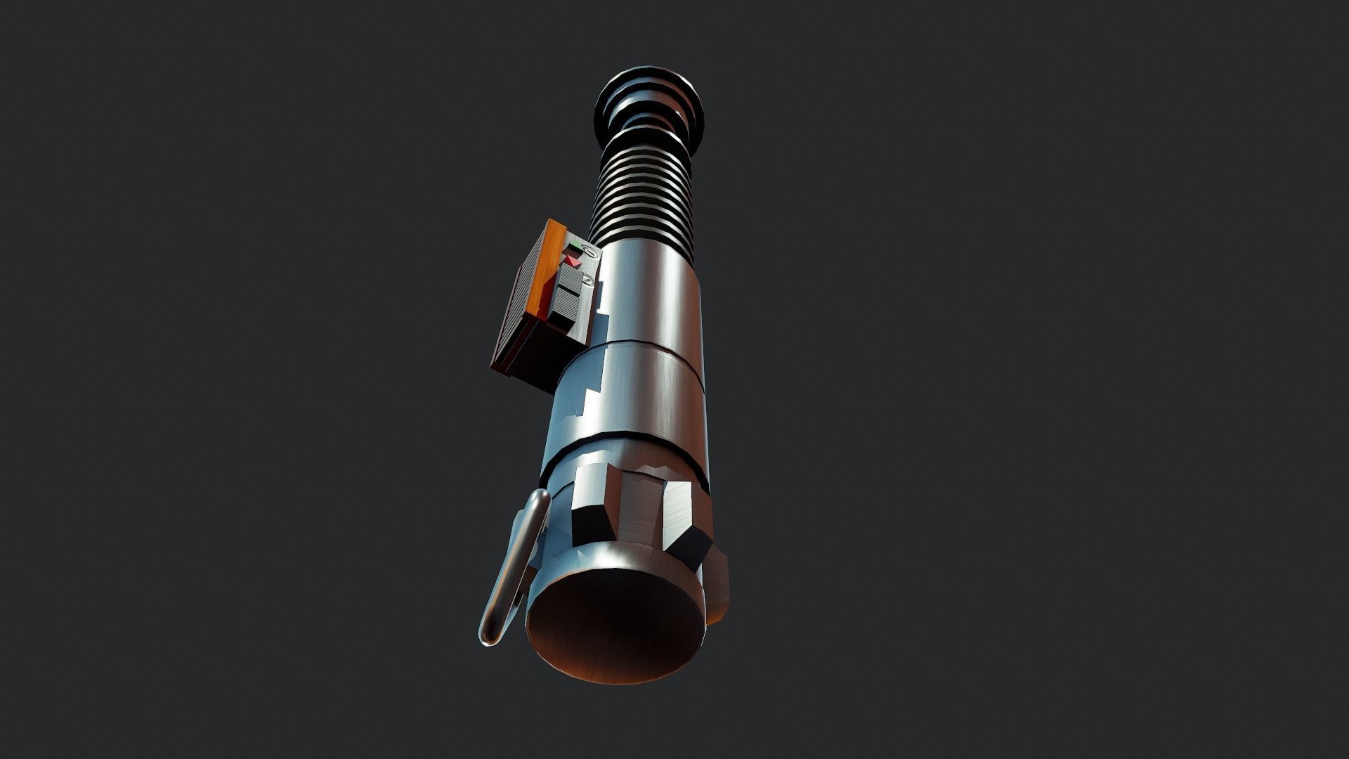 Lightsaber  - Tutorial Included Low-poly 3D model_6