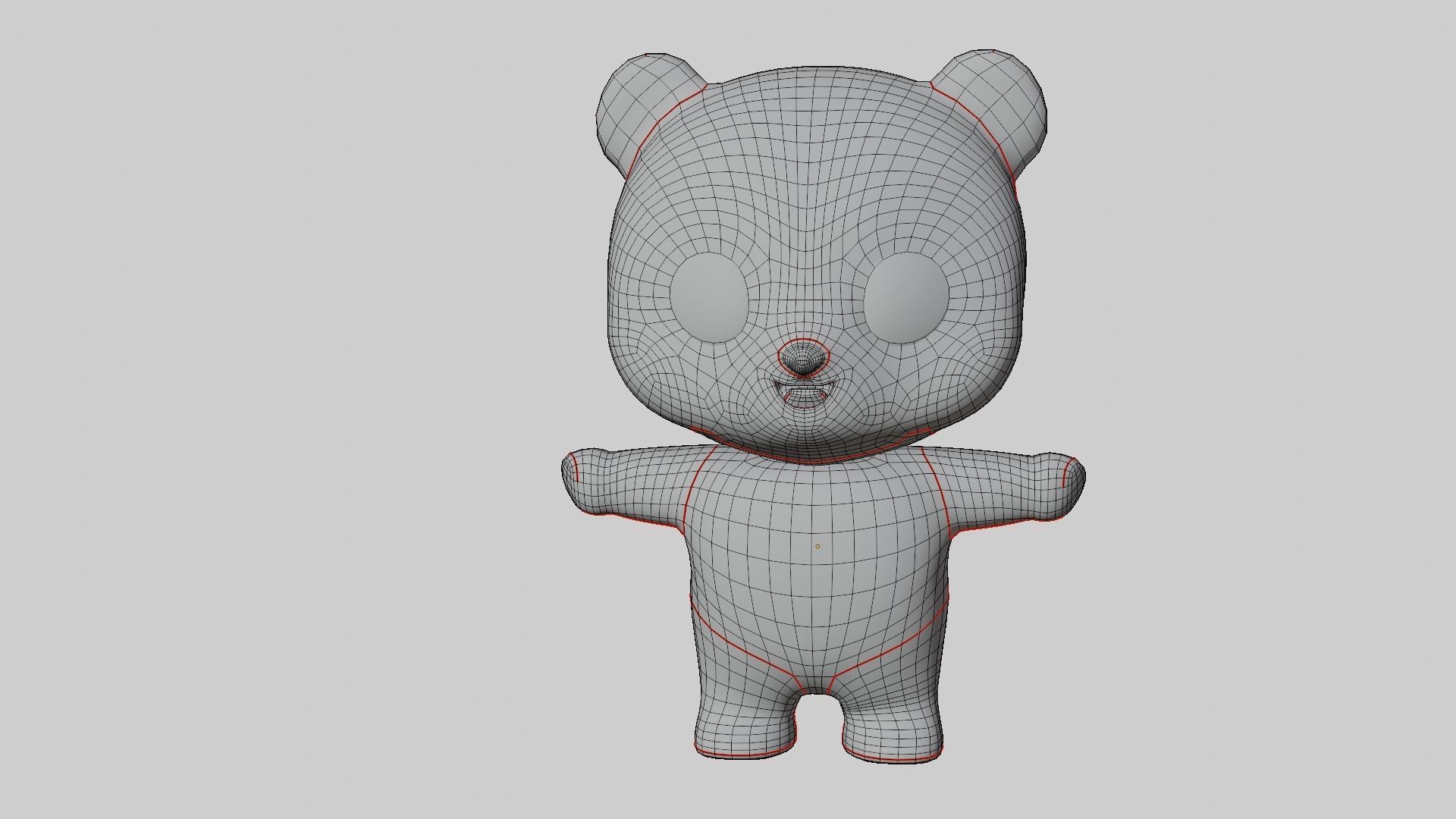 Cute Little Panda 3D model_14