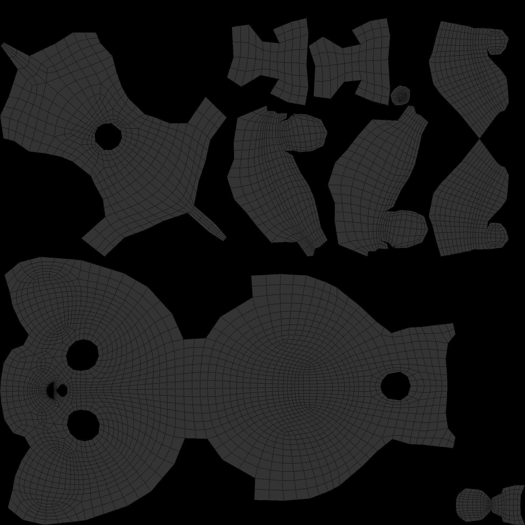 Cute Little Panda 3D model_12