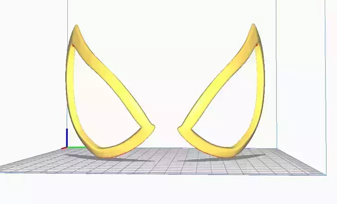 the amazing spiderman 2 - lenses 3D print model