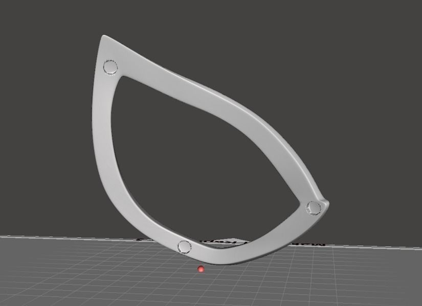 the amazing spiderman 2 - lenses 3D print model_2