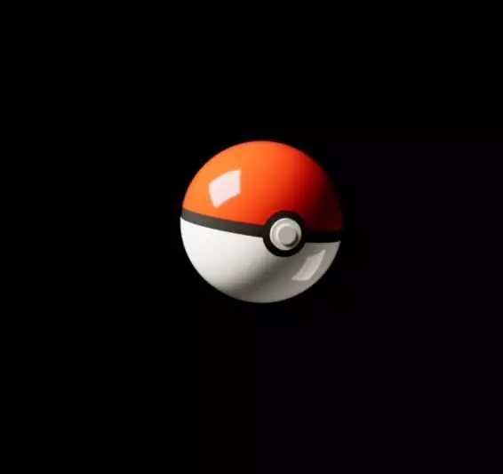 pokemon ball 3D model_0