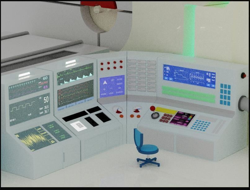 pokemon laboratory 3D model_1