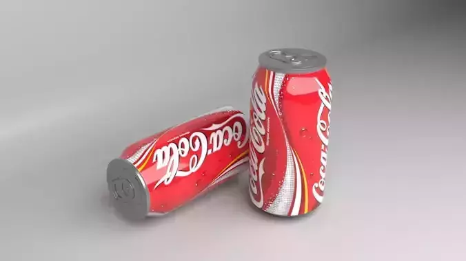 Coca Cola Cans 3D model
