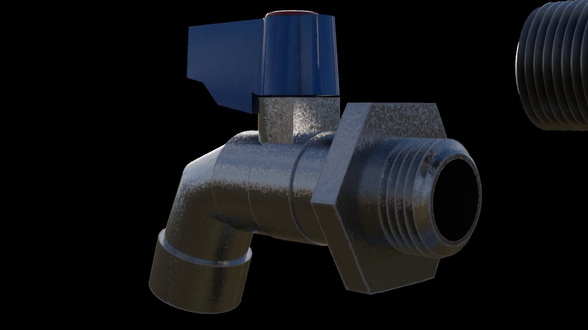 Water Faucet 3D model_5