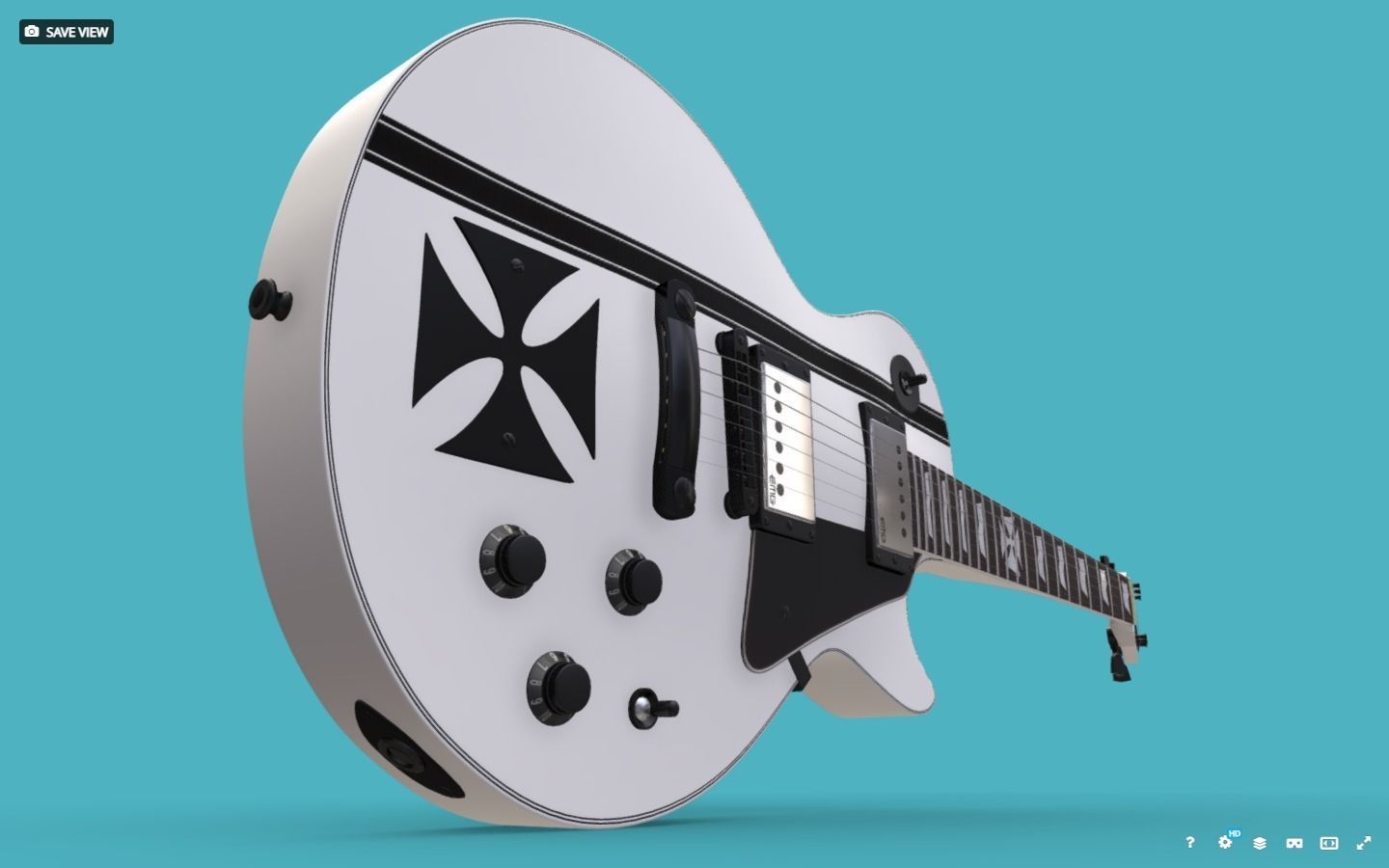 HETFIELD ESP-LTD IRON CROSS 3D model_5