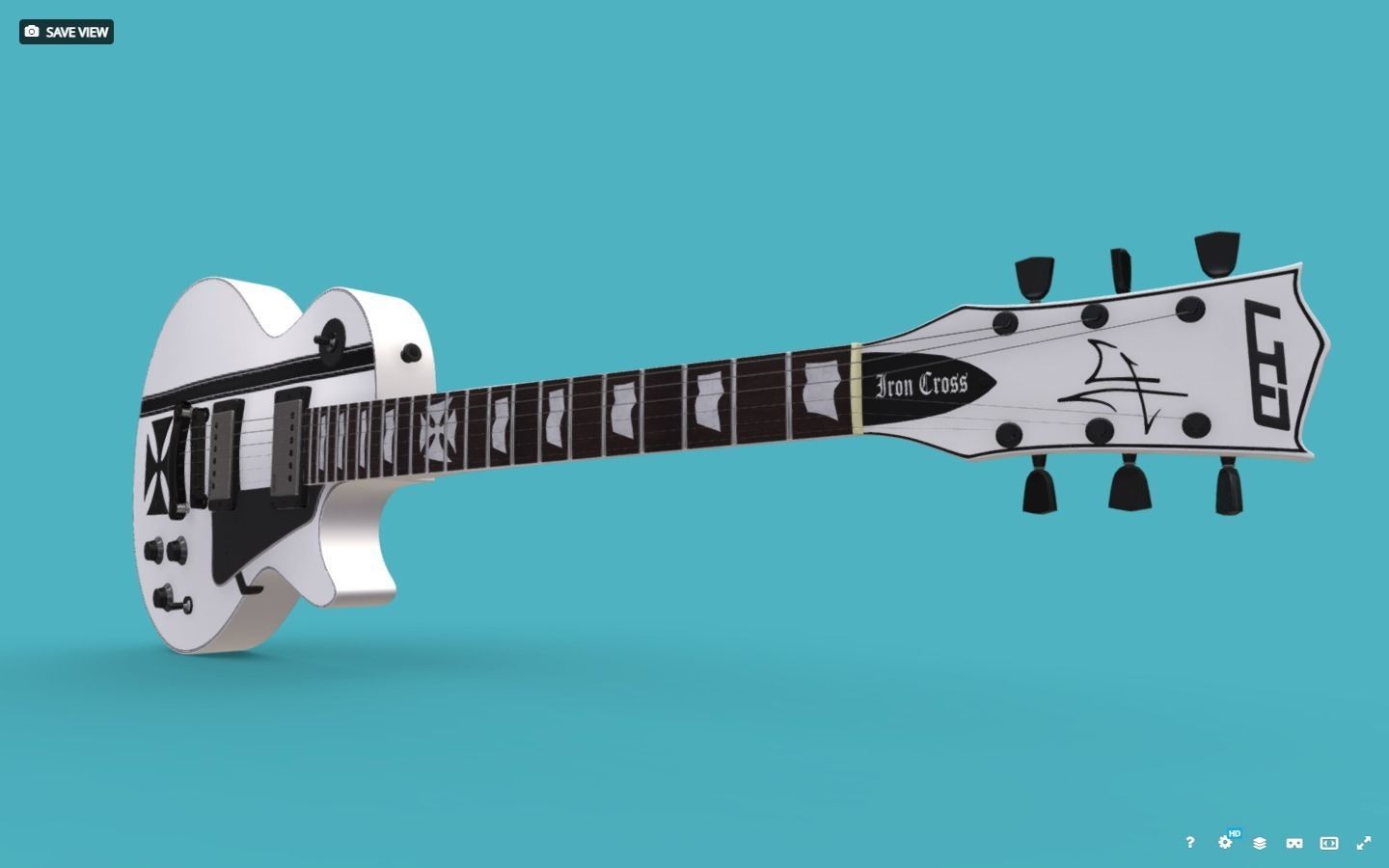 HETFIELD ESP-LTD IRON CROSS 3D model_1