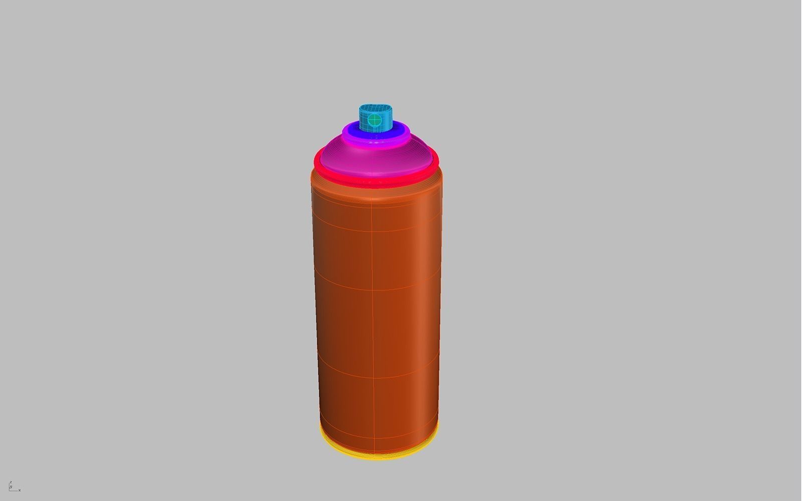 MONTANA spray can color spray 3D model_4