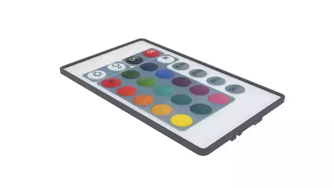 RGB Light Remote Control 3D model