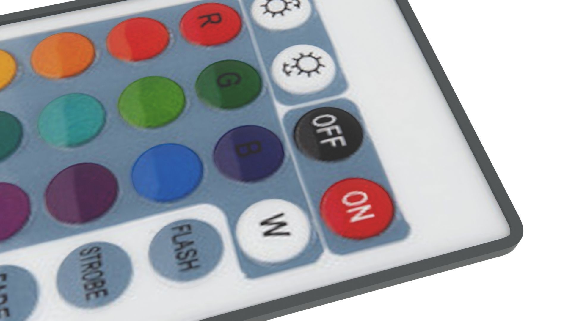 RGB Light Remote Control 3D model CGTrader