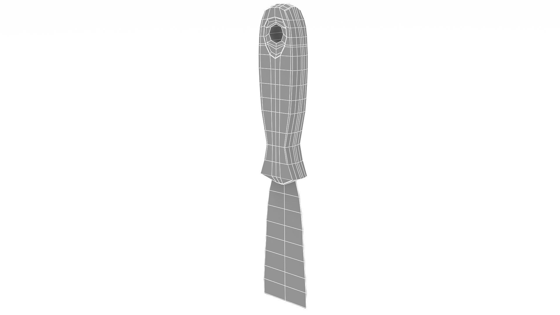 Stanley Scraper One and Half Inch Low-poly 3D model_5