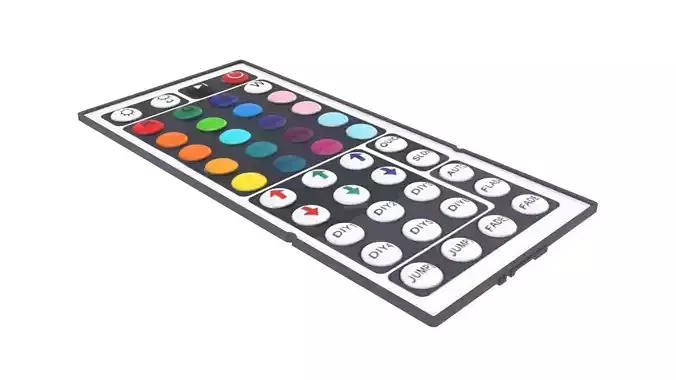 RGB Light Remote Control 3D model