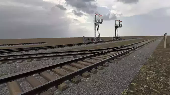 Modular Rail Track and Signal Crossing