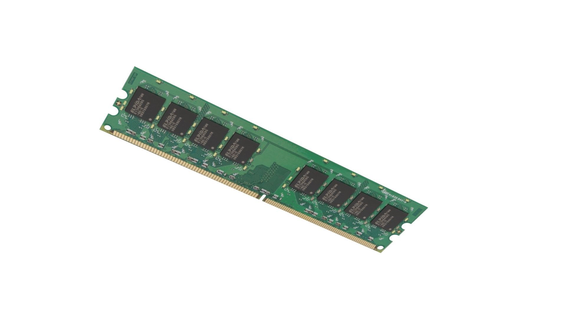 DDR4 SDRAM Memory Module 3D model_3