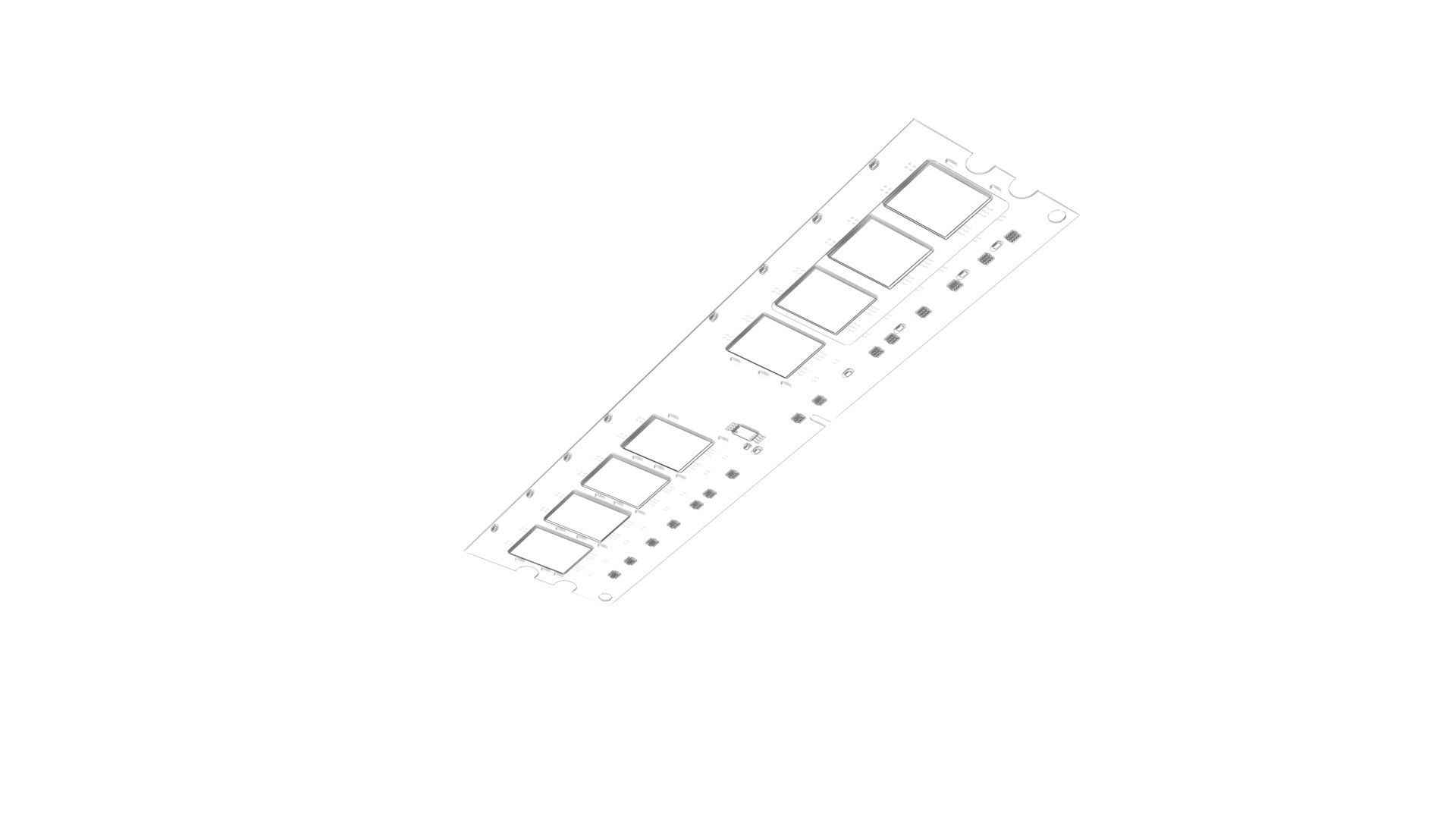 DDR4 SDRAM Memory Module 3D model_18